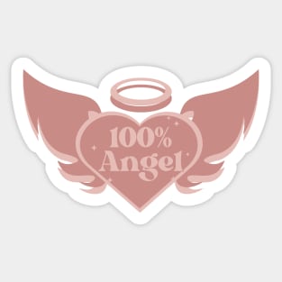 100% Angel Sticker